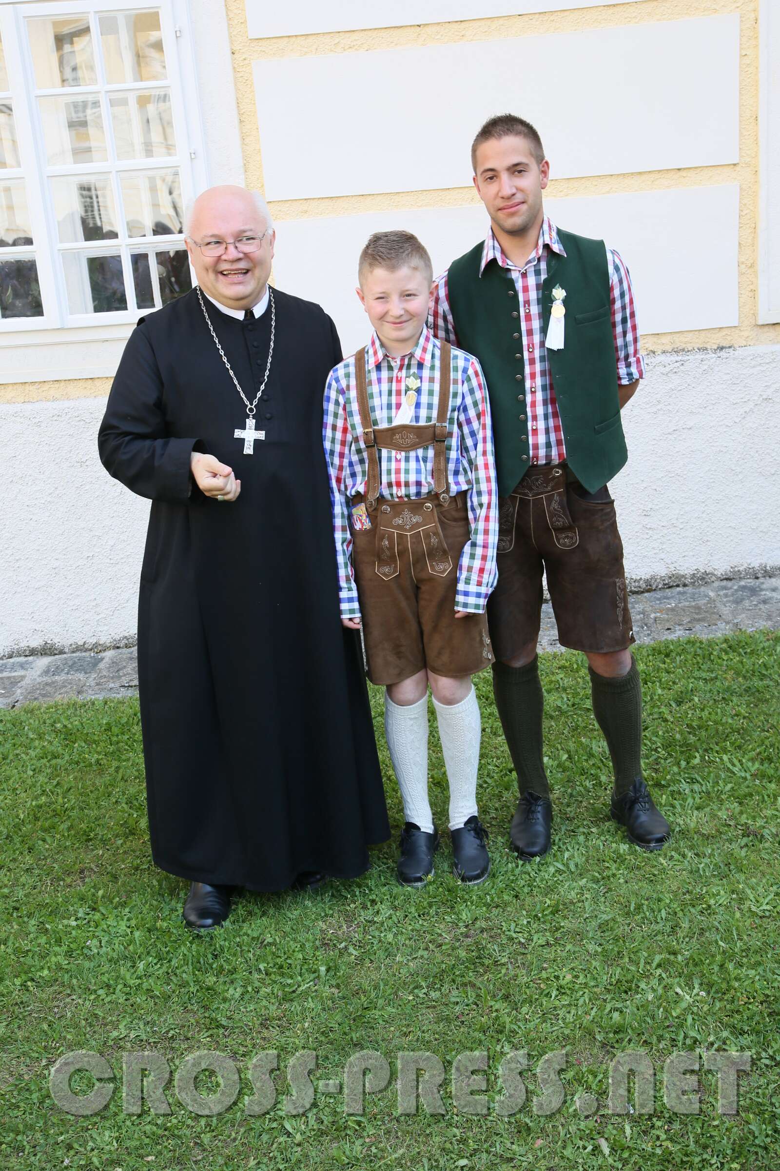 Firmung mit Abt Petrus und Altabt Berthold