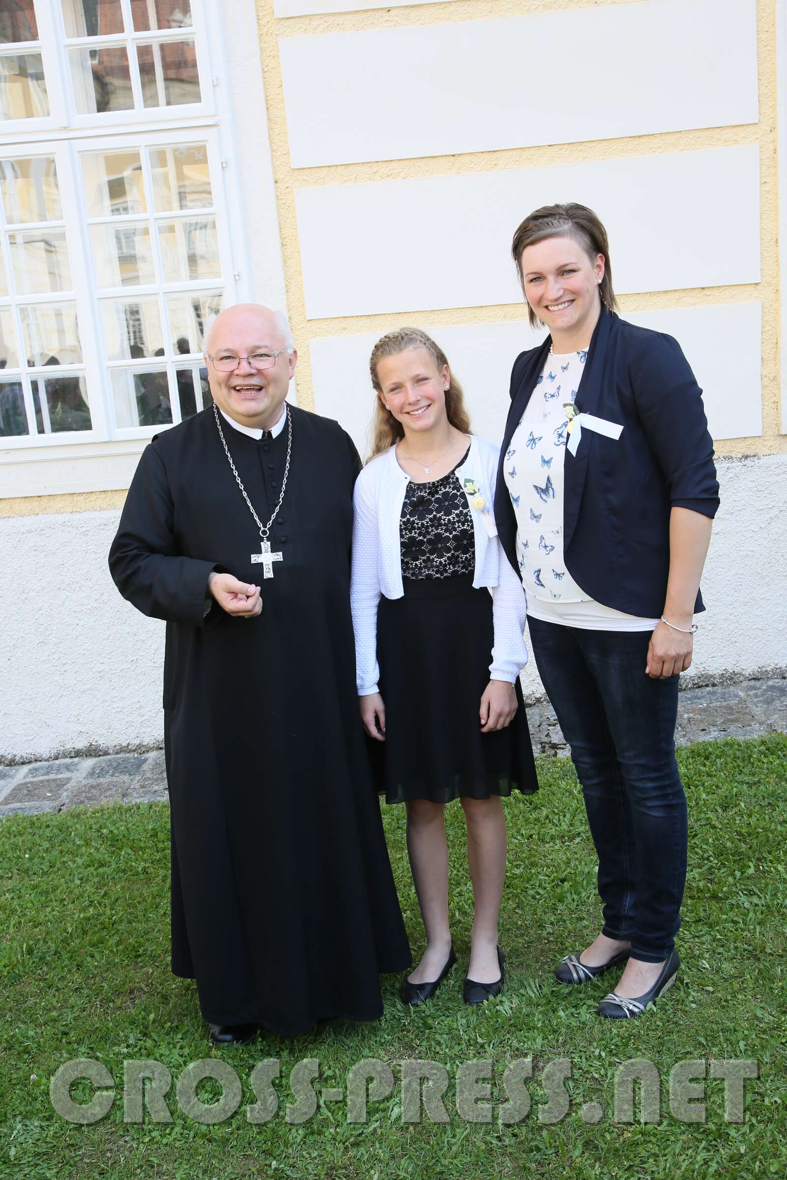 Firmung mit Abt Petrus und Altabt Berthold