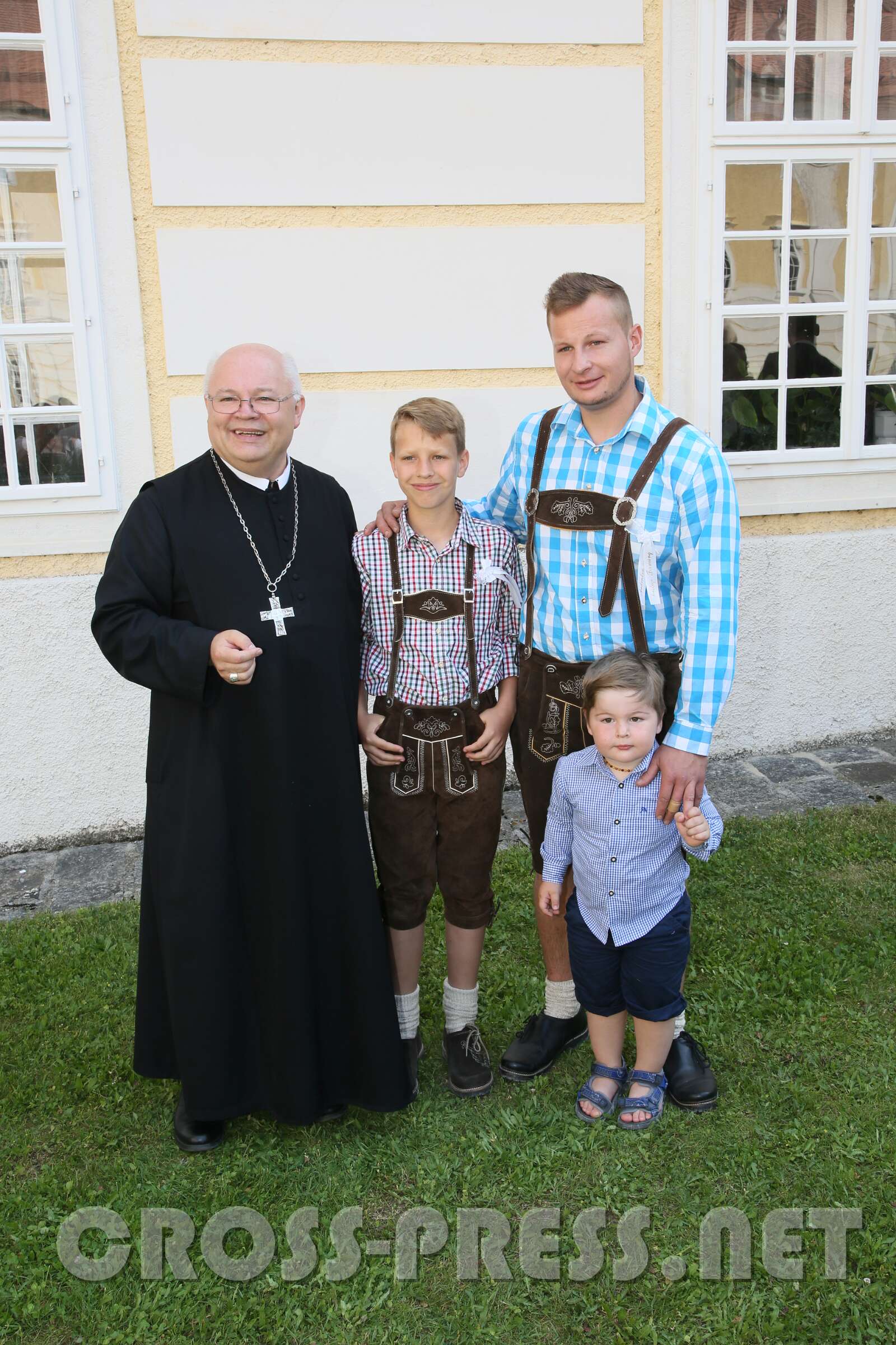 Firmung mit Abt Petrus und Altabt Berthold
