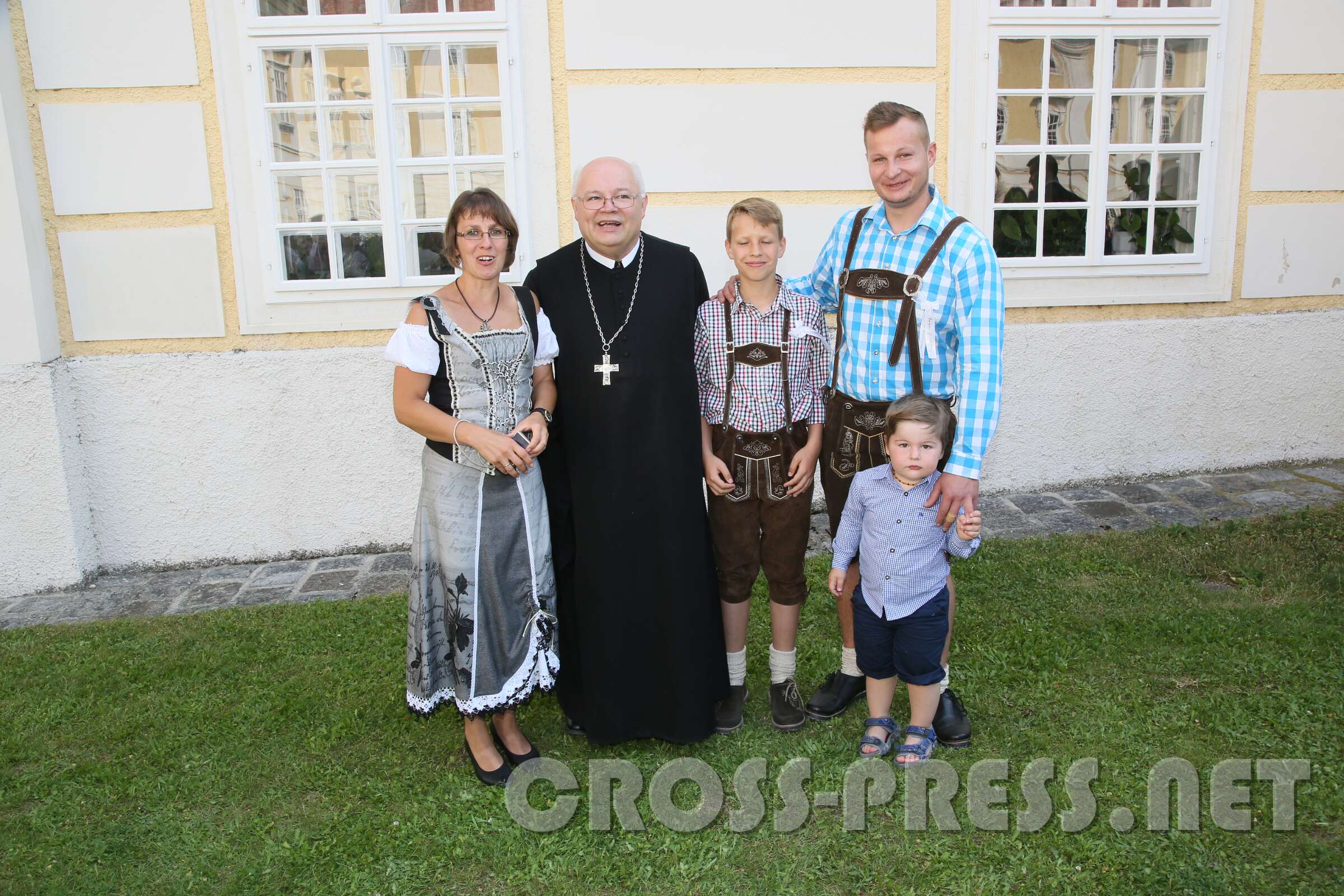 Firmung mit Abt Petrus und Altabt Berthold