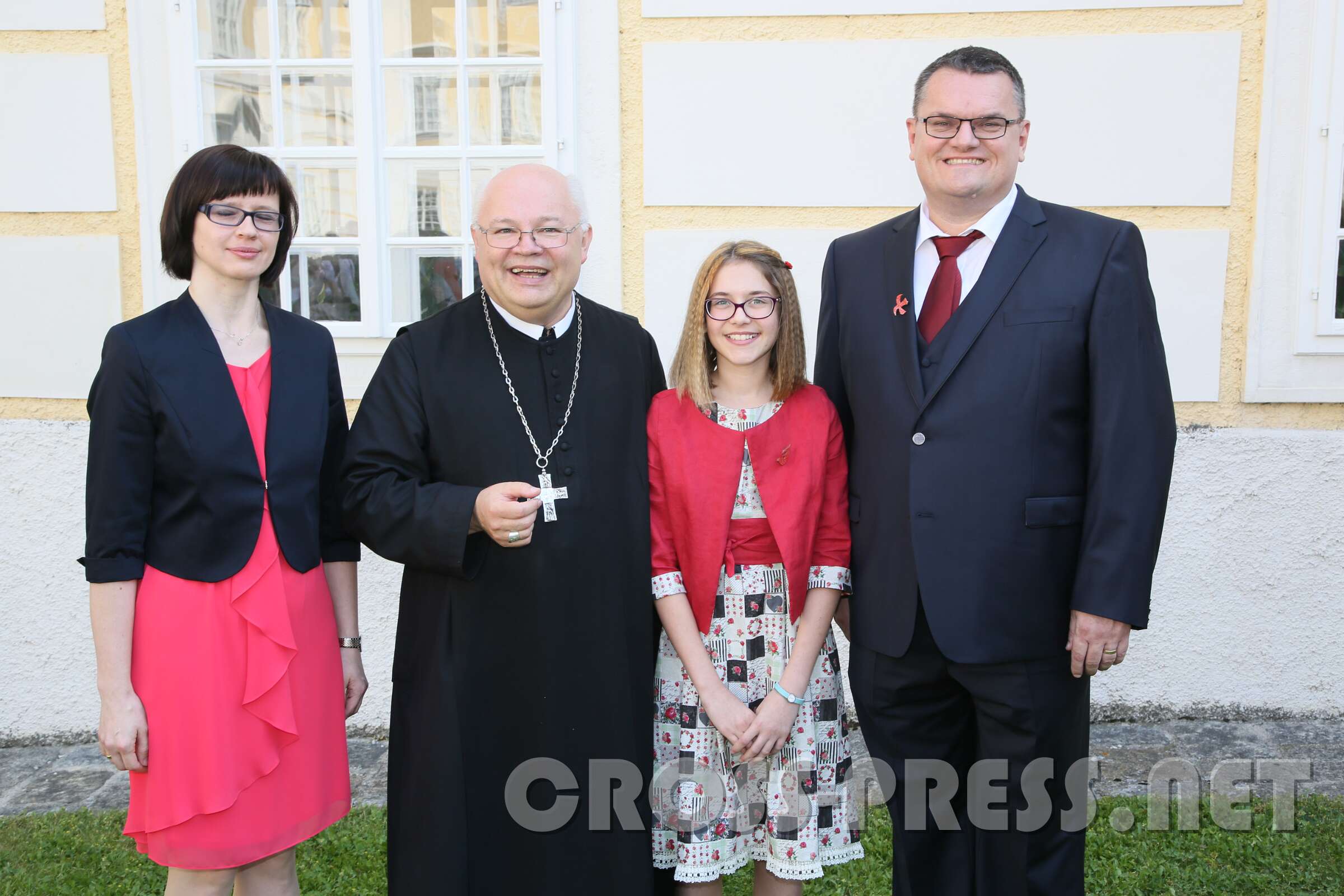 Firmung mit Abt Petrus und Altabt Berthold